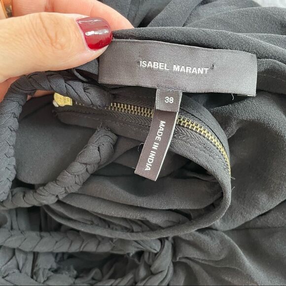 Isabel Marant Ruched Braided Strap Top - Picture 6 of 7